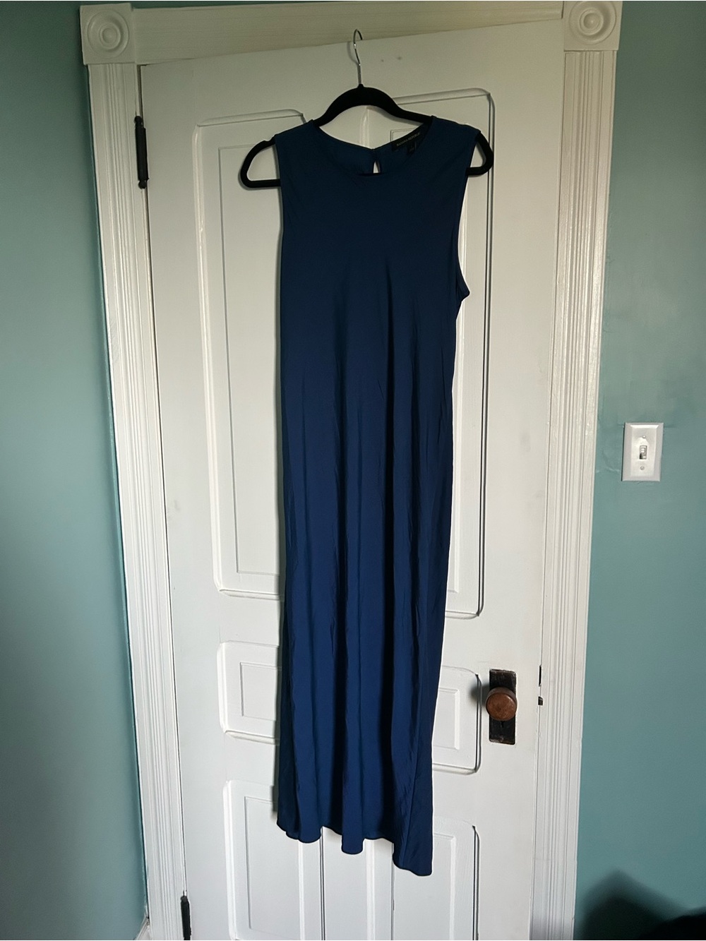 Banana Republic Sleeveless Navy Maxi Dress
